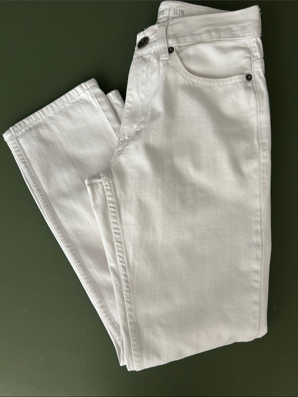 Vintage Slim Men's Jeans in White